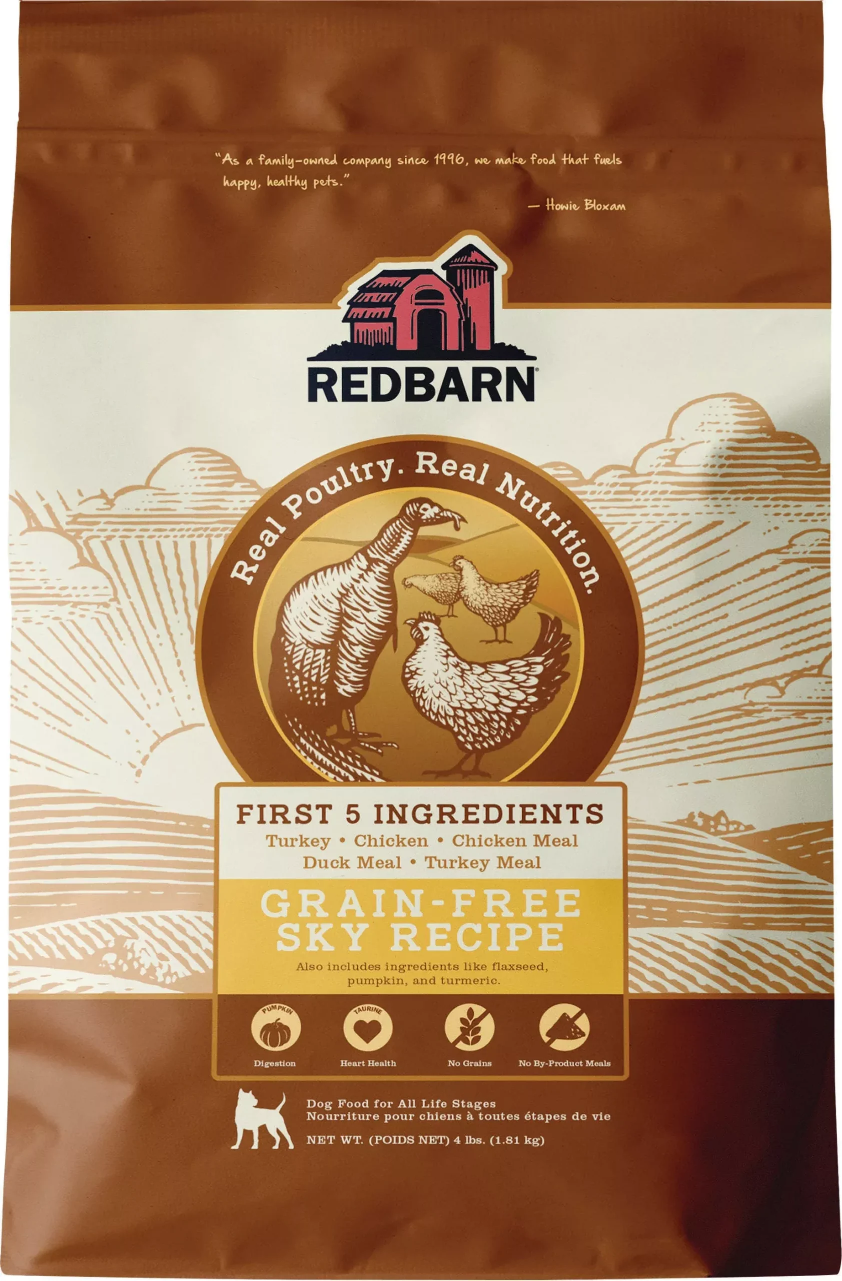 Red Barn Grain Free Sky Recipe Dog Food, 4 lb