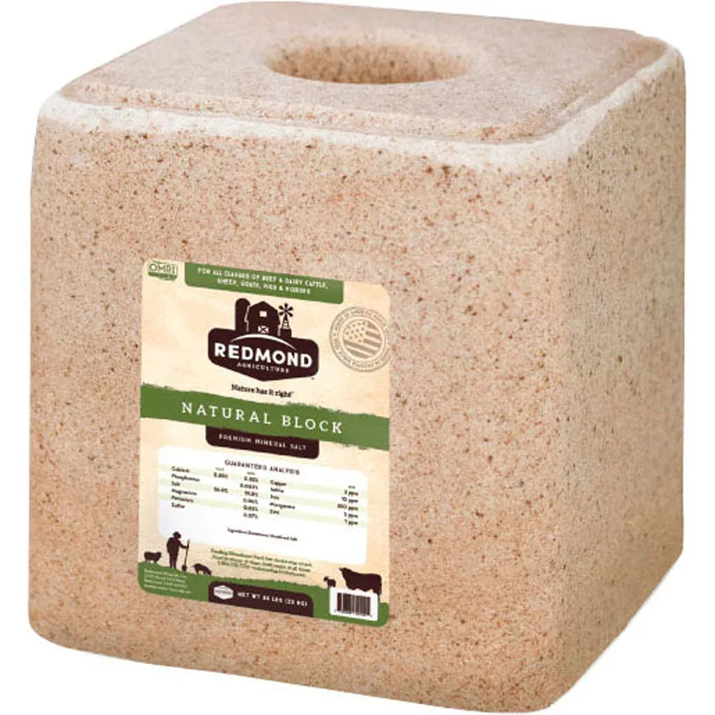 Redmond Natural Mineral Salt Block 44 lb