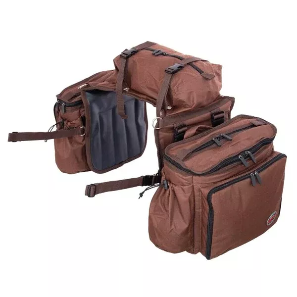 Reinsman Deluxe Insulated Cooler Saddle Bag Brown