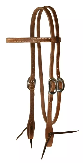 Reinsman Hermann Oak Harness Browband Headstall