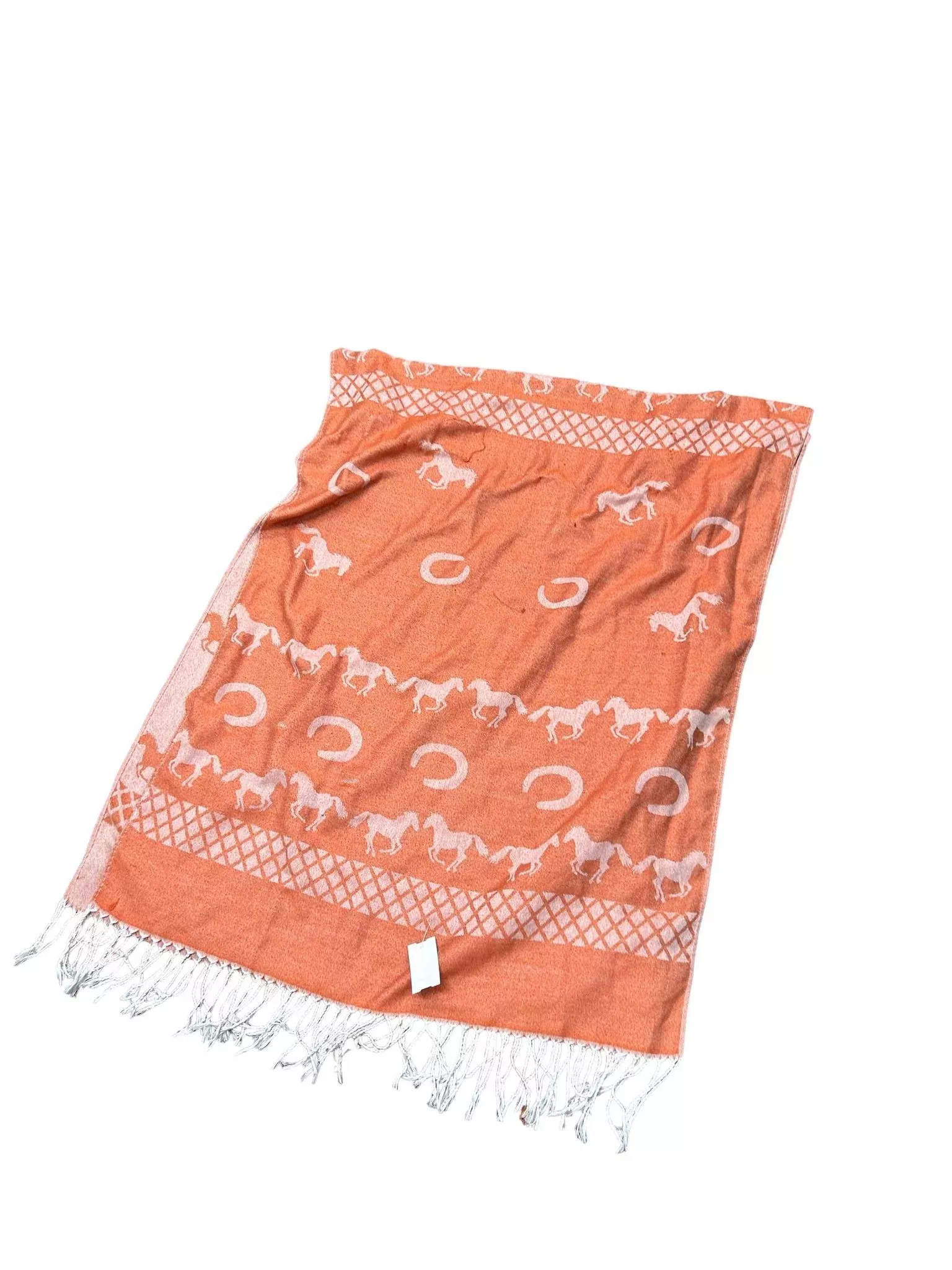 Reversible Scarf - Horse print- USED