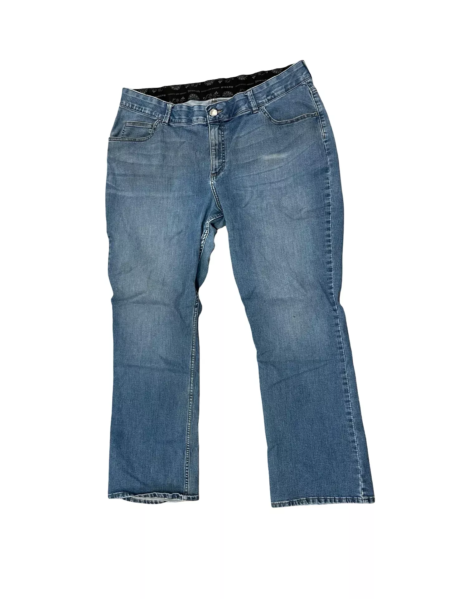 Riders Stretch Jeans - Blue - Approx 38 - USED
