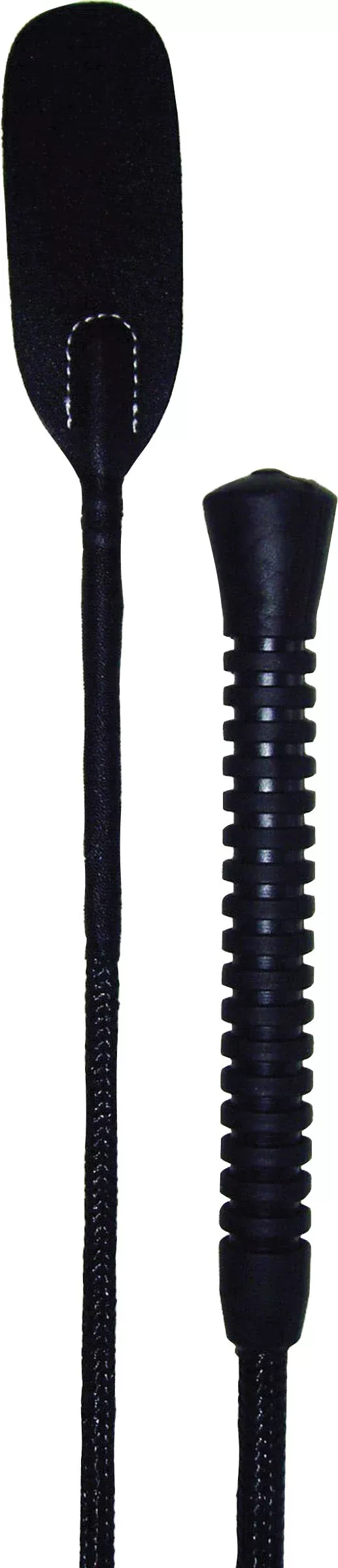 Riding Crop with Rubber Grip 28 in Black