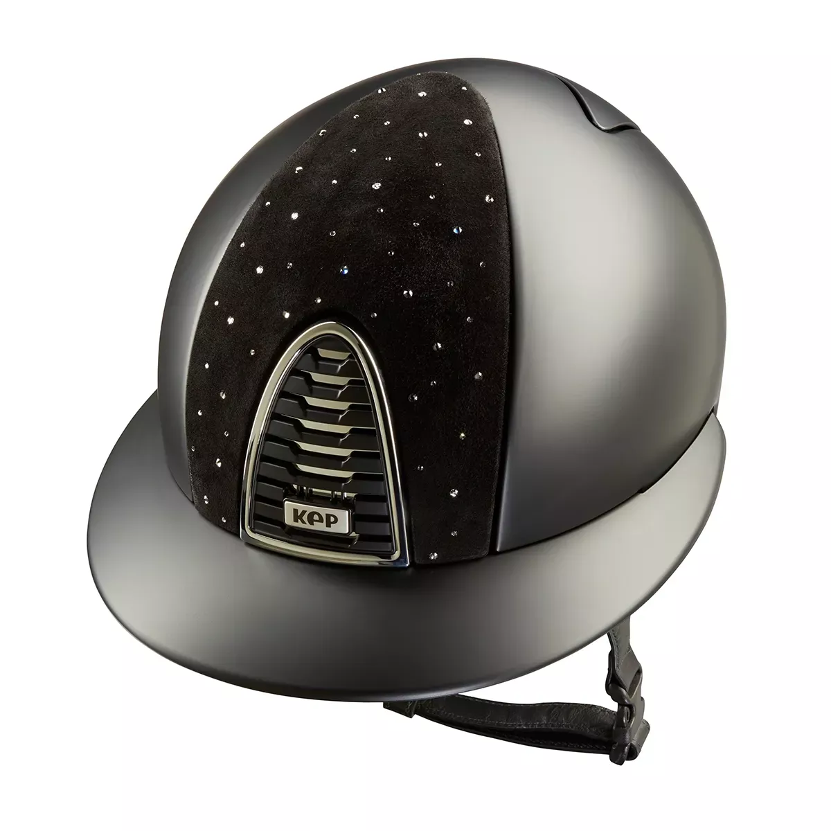 Riding Helmet Cromo 2.0 Goccia Textile Black Polo Visor