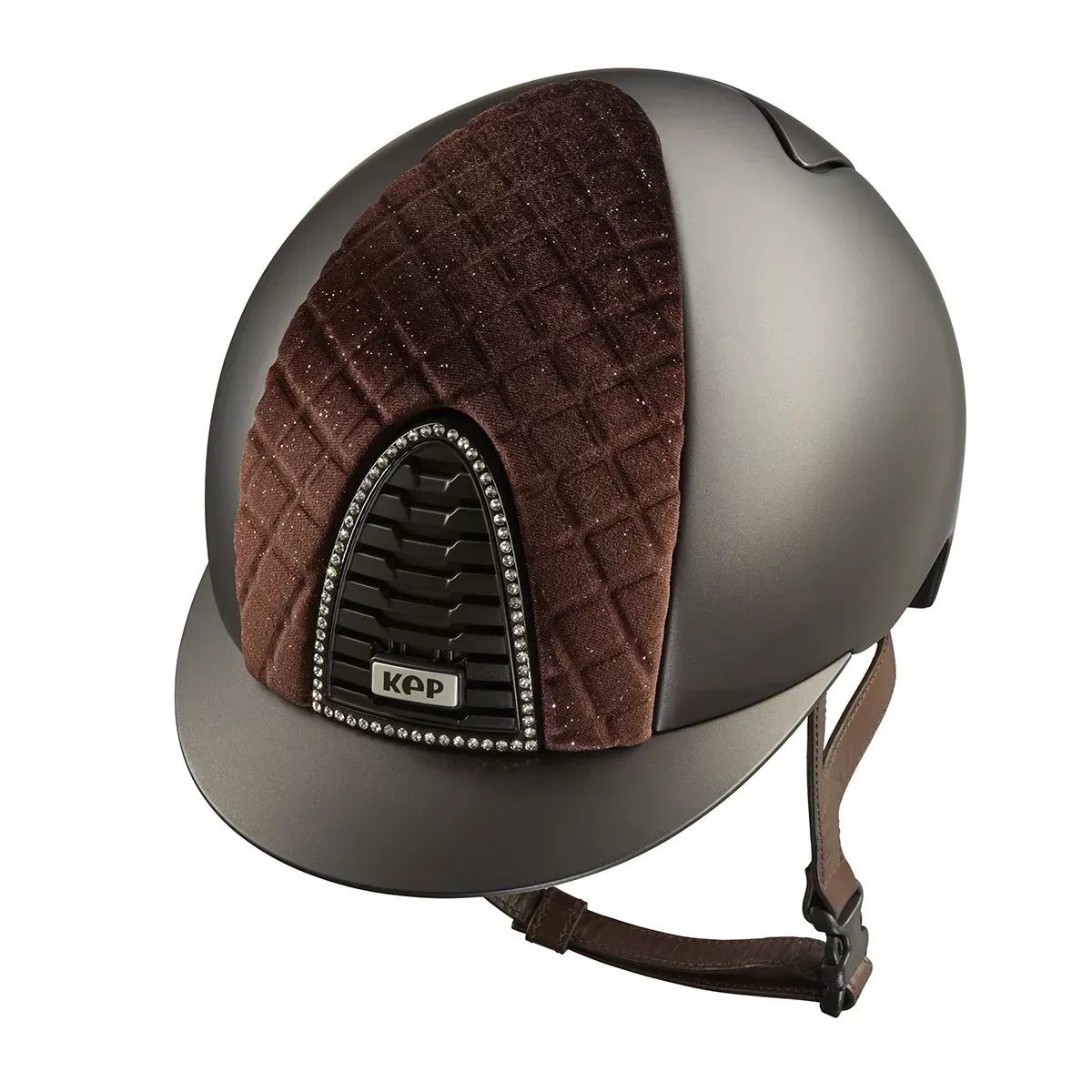 Riding Helmet Cromo 2.0 Milano - Textile Brown