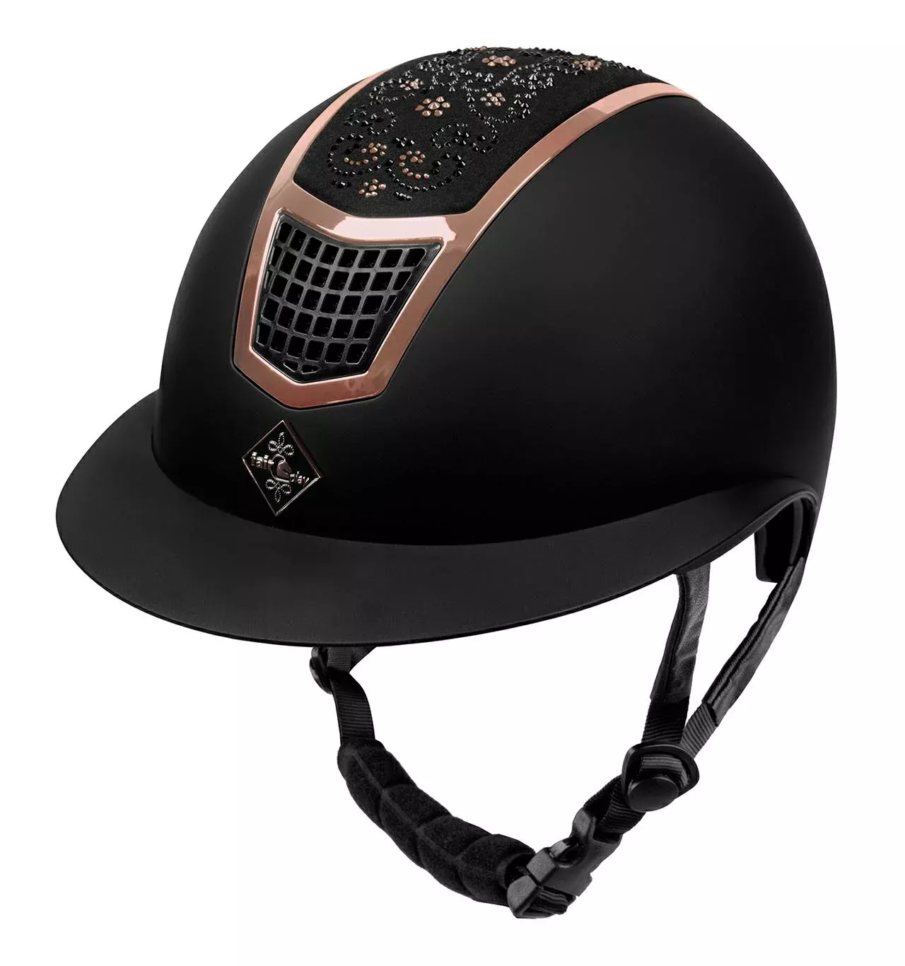 Riding Helmet Quantinum 2.0 - Black W-V Chic Rosegold
