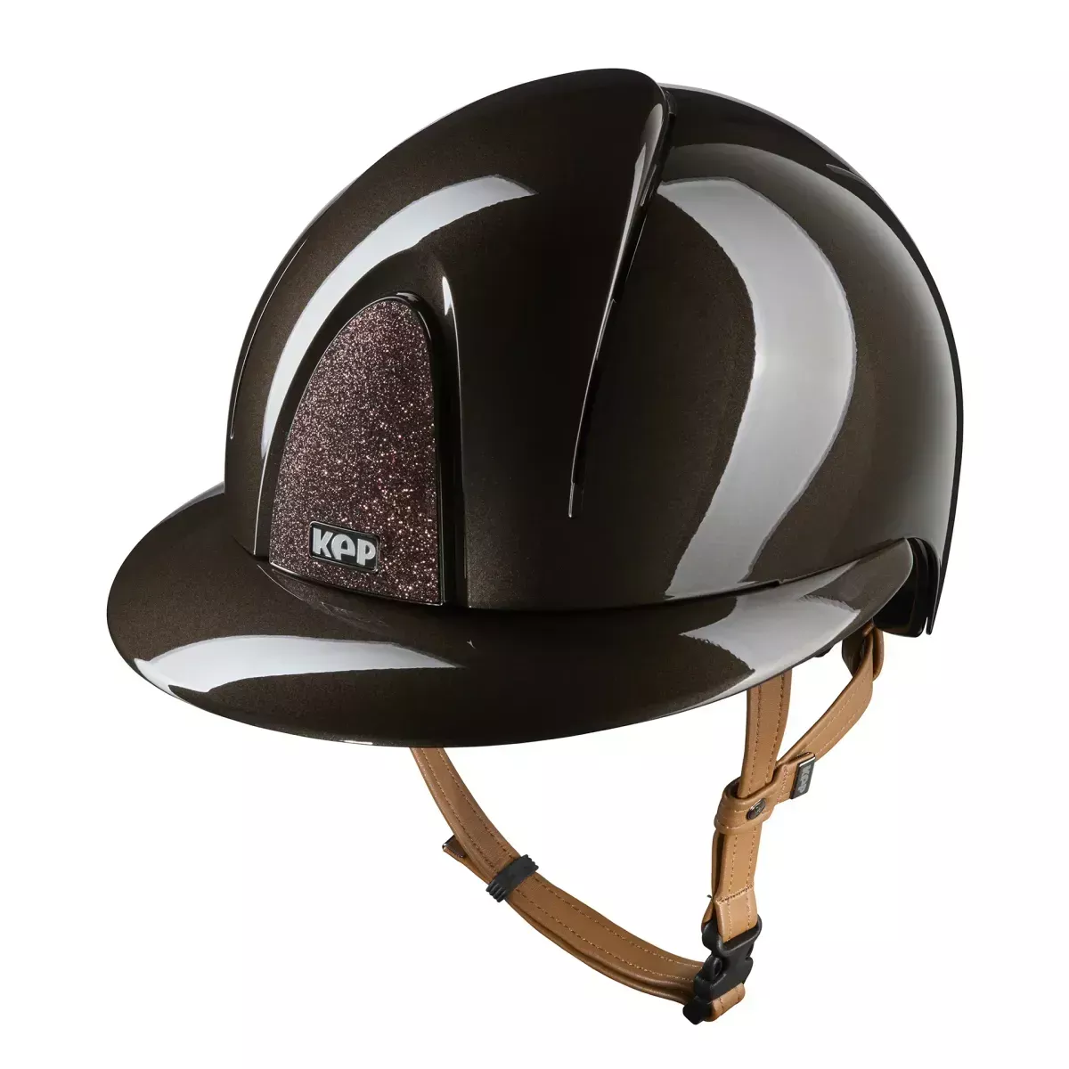 Riding Helmet Smart Nova Polish Polo Visor Star- Beige Strap