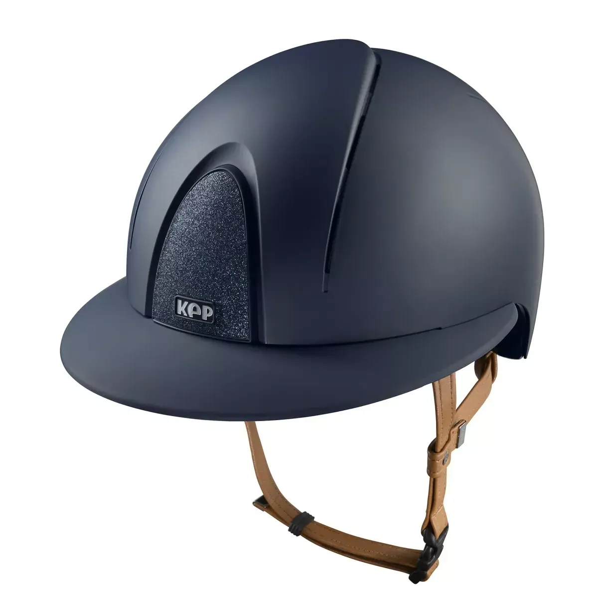 Riding Helmet Smart Nova Textile Star Polo Visor - Beige Strap