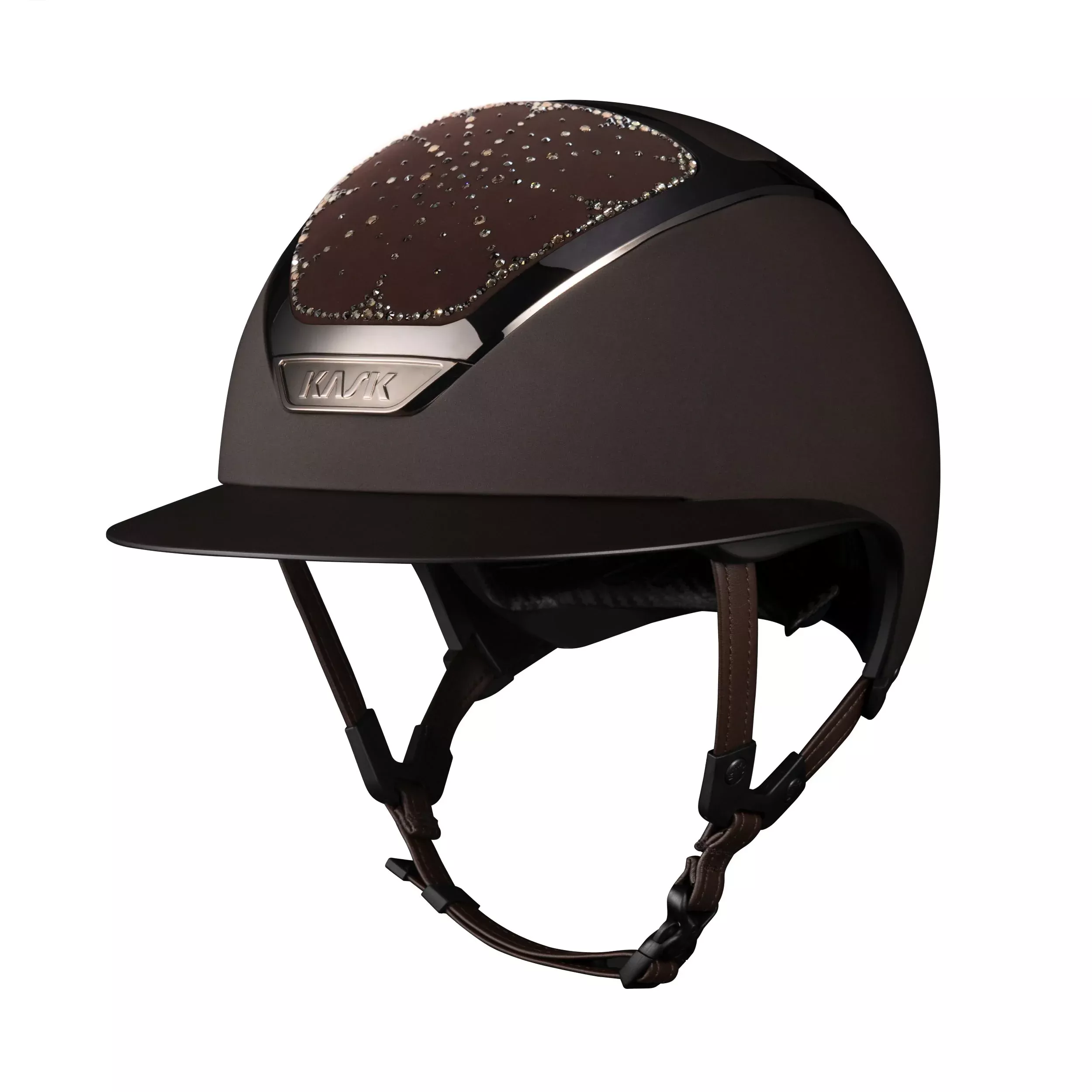 Riding Helmet Star Lady Chrome Riviera Brown