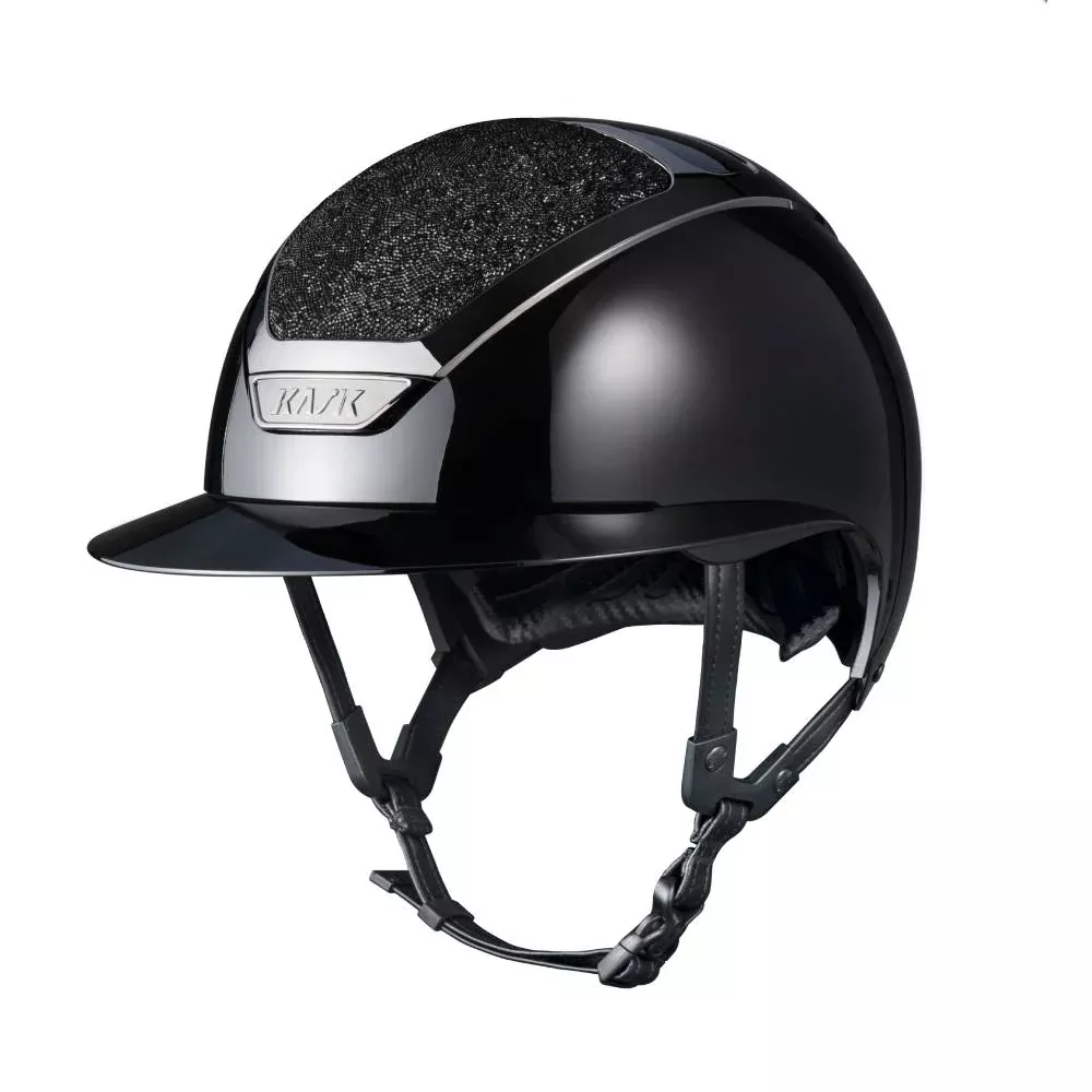Riding Helmet Star Lady Pure Shine Midnight Black
