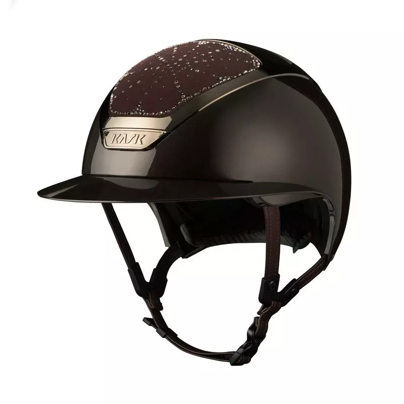 Riding Helmet Star Lady Pure Shine Riviera Brown