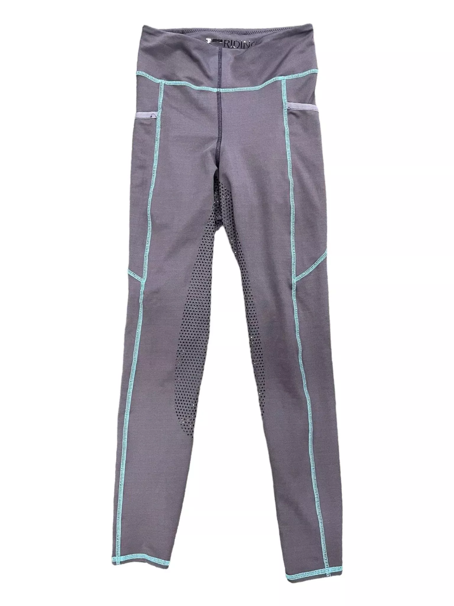 Riding Sport FS Tights - Grey/Blue - S - USED
