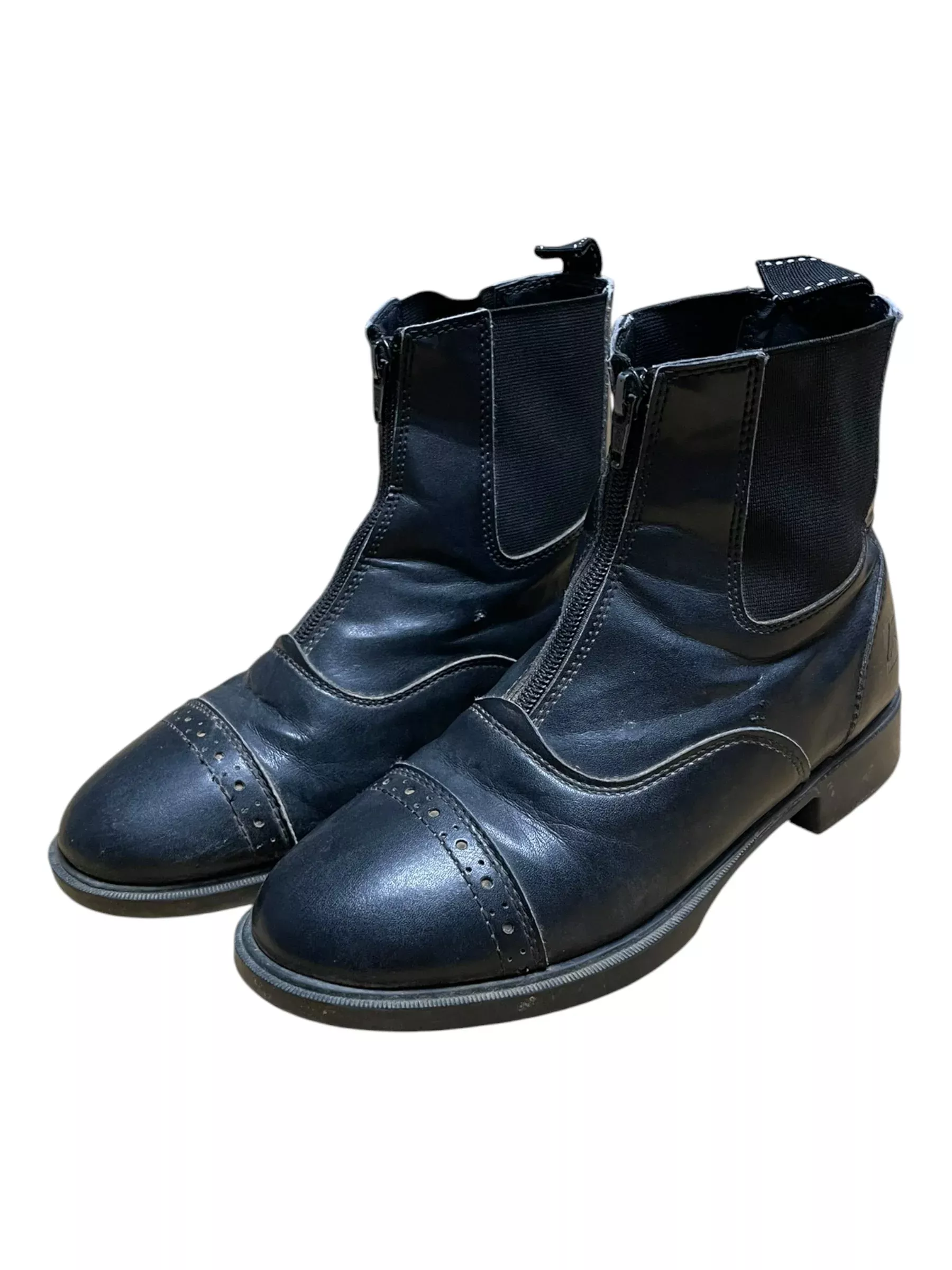 Riding Sport Paddock Boots - Black - Sized 5 - USED
