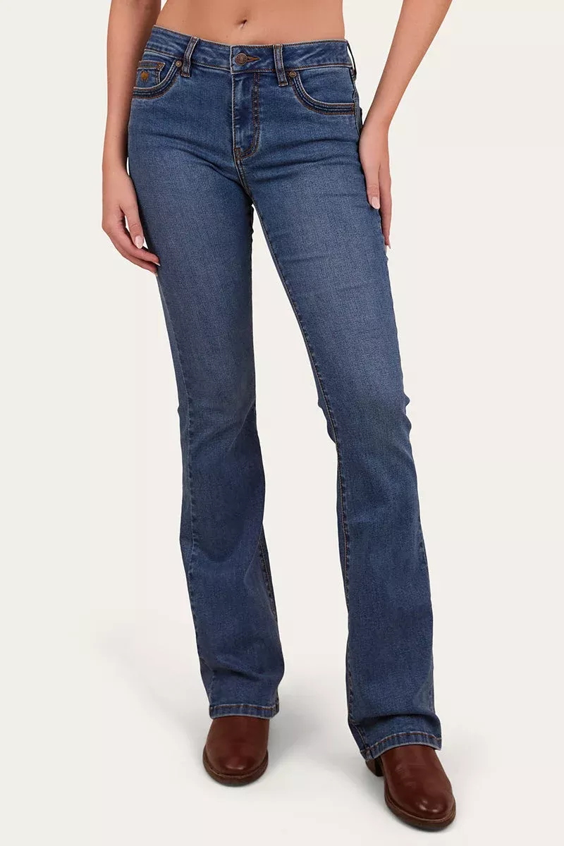 Ringers Western Caroline Womens Mid Rise Bootleg Jean