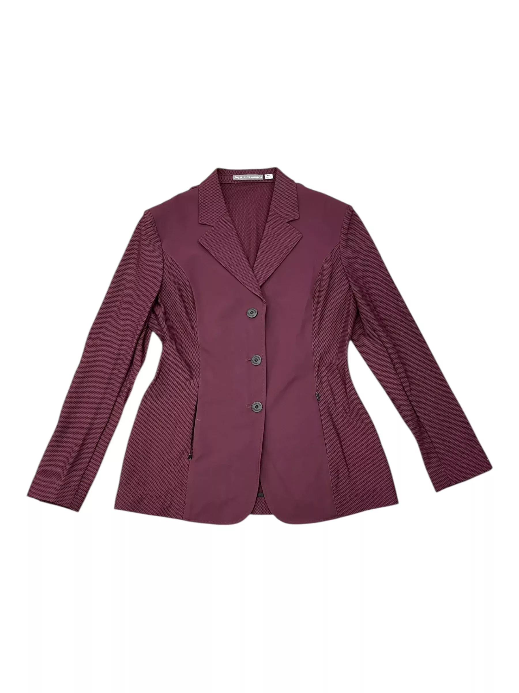 RJ Classics Harmony Mesh Show Coat - Maroon - 8R - USED