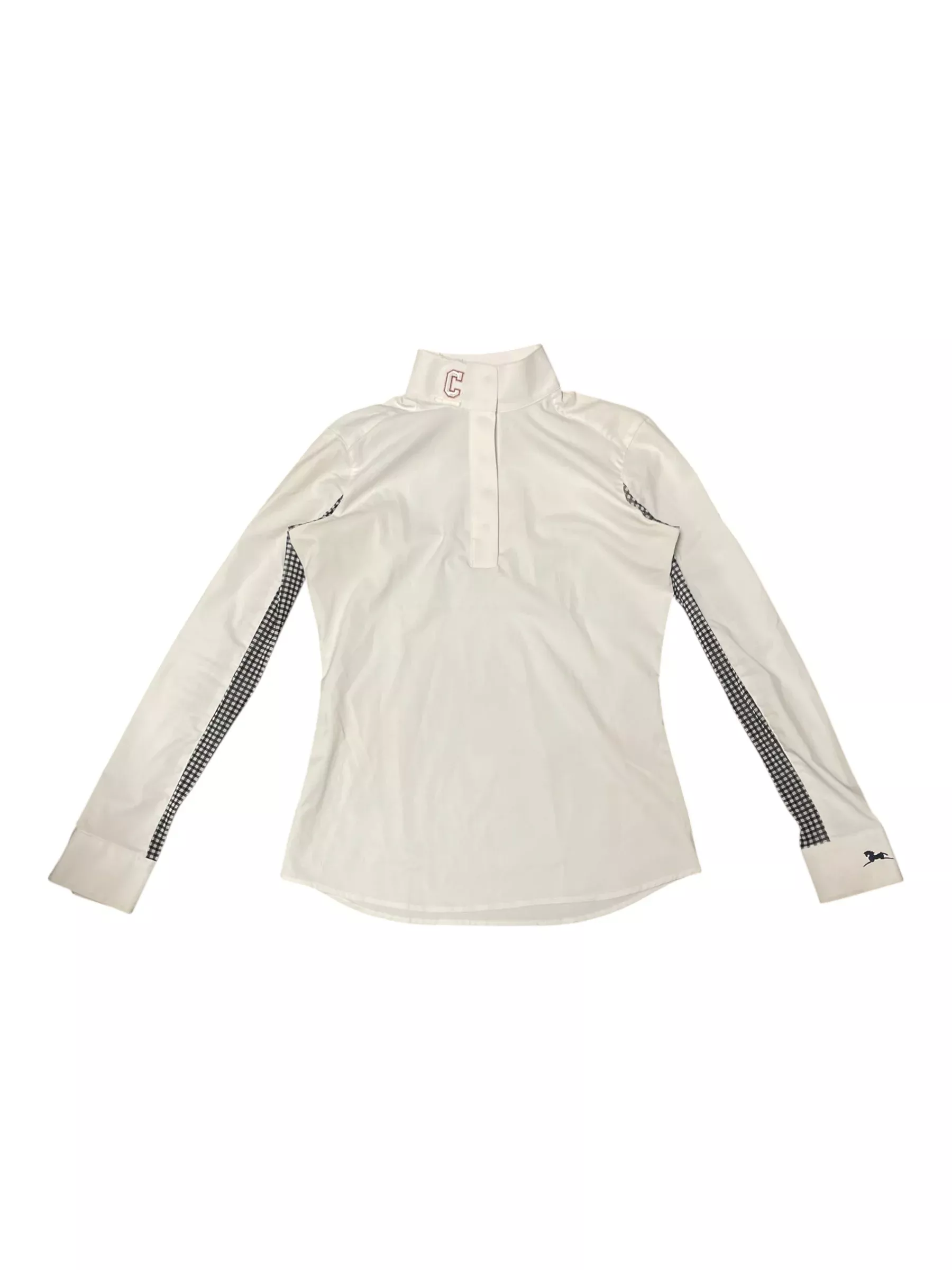 RJ Classics LS Show Shirt - White/Navy - S - USED
