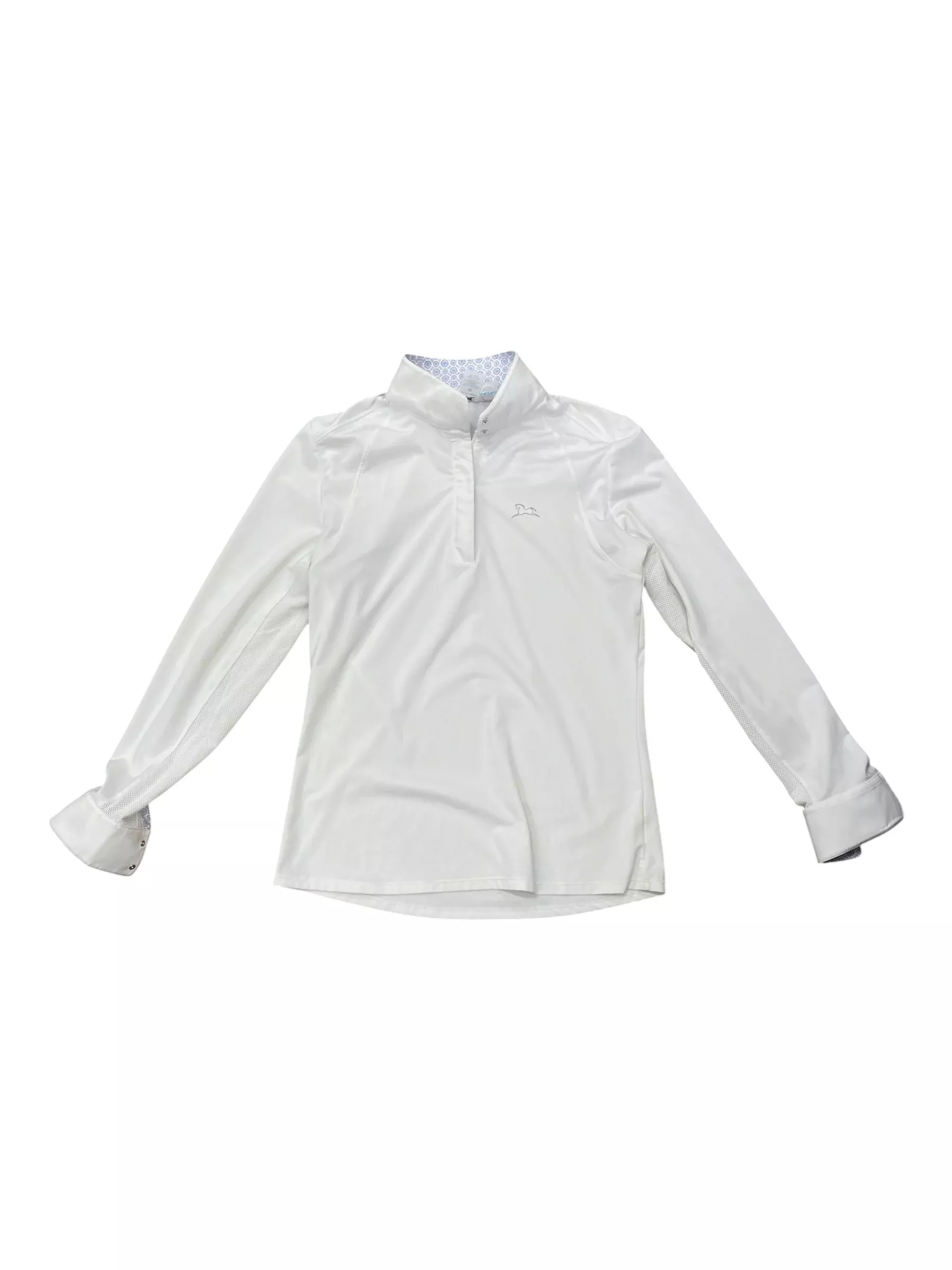 RJ Classics Show Shirt - White/Blue Pattern - M - USED