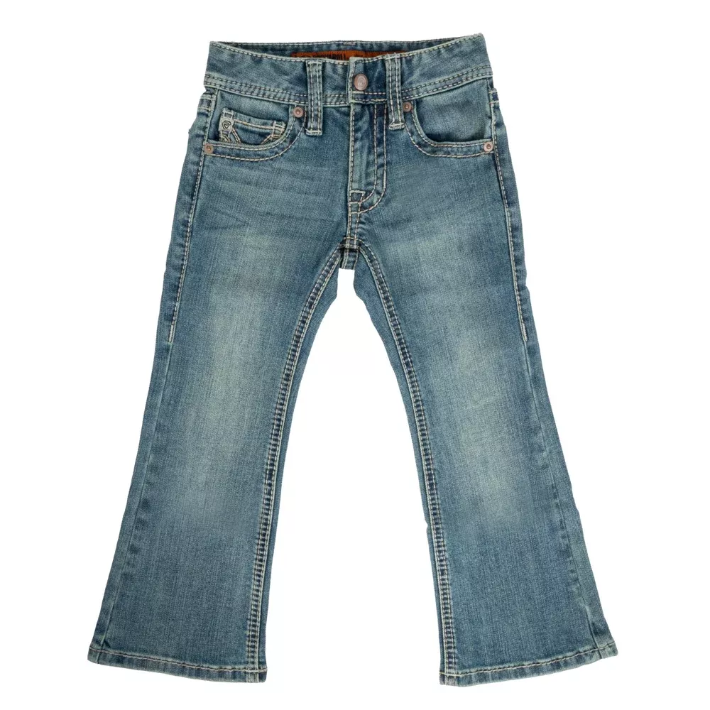 Rock & Roll Denim Boy's Two Tone Bootcut Jean