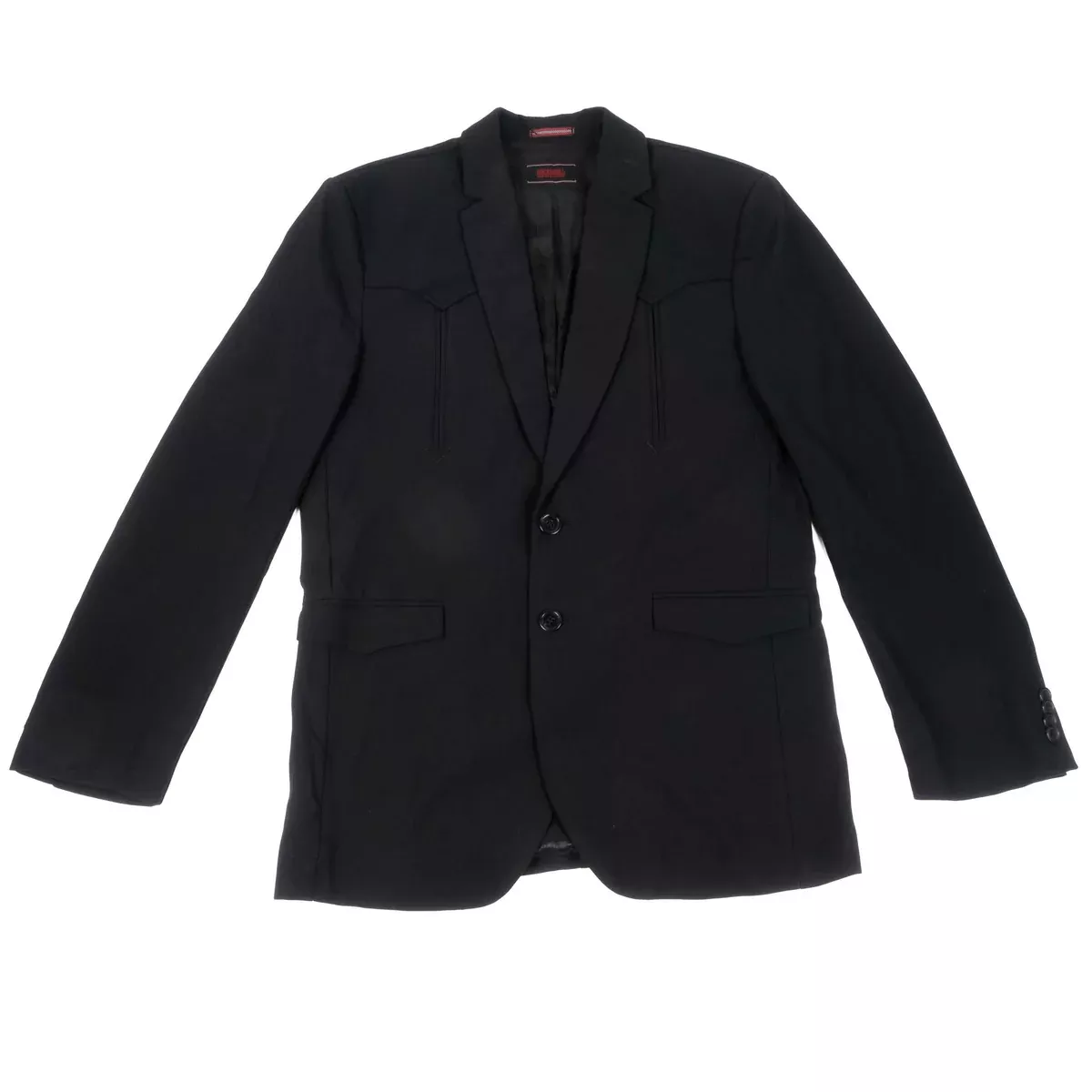 Rock & Roll Denim Men's Black Western Sport Coat