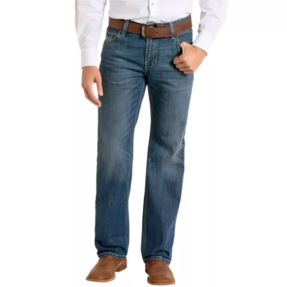 Rock & Roll Denim Men's Double Barrel Straight Boot Jean