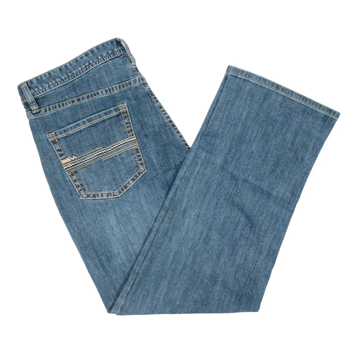 Rock & Roll Denim Men's Double Barrel Straight Bootcut Jean
