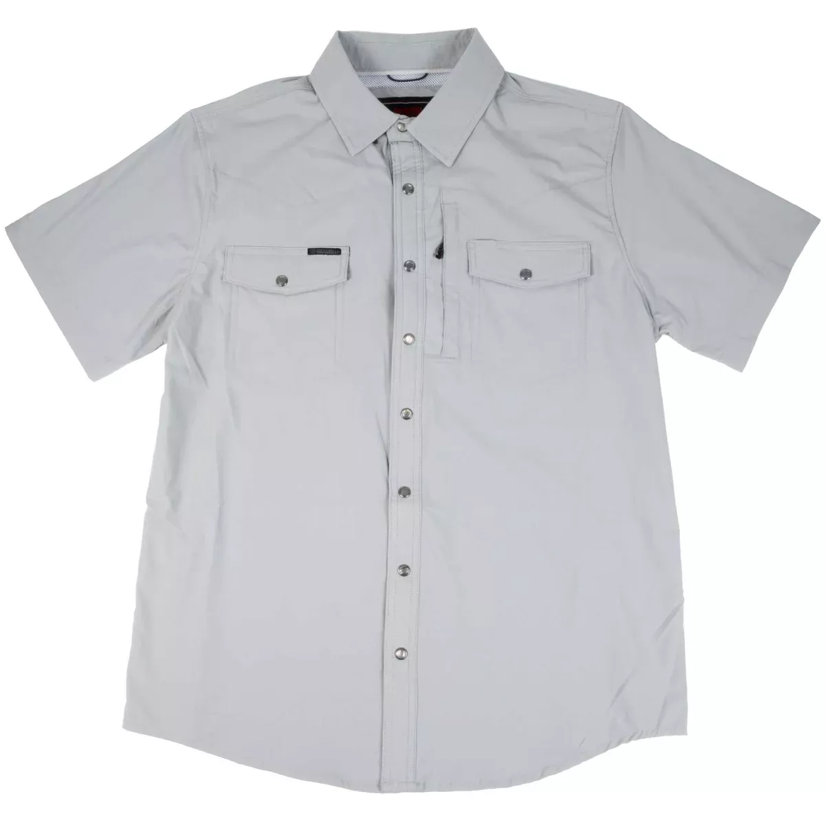Rock & Roll Denim Men's Tek Nylon Core Grey Snap Shirt