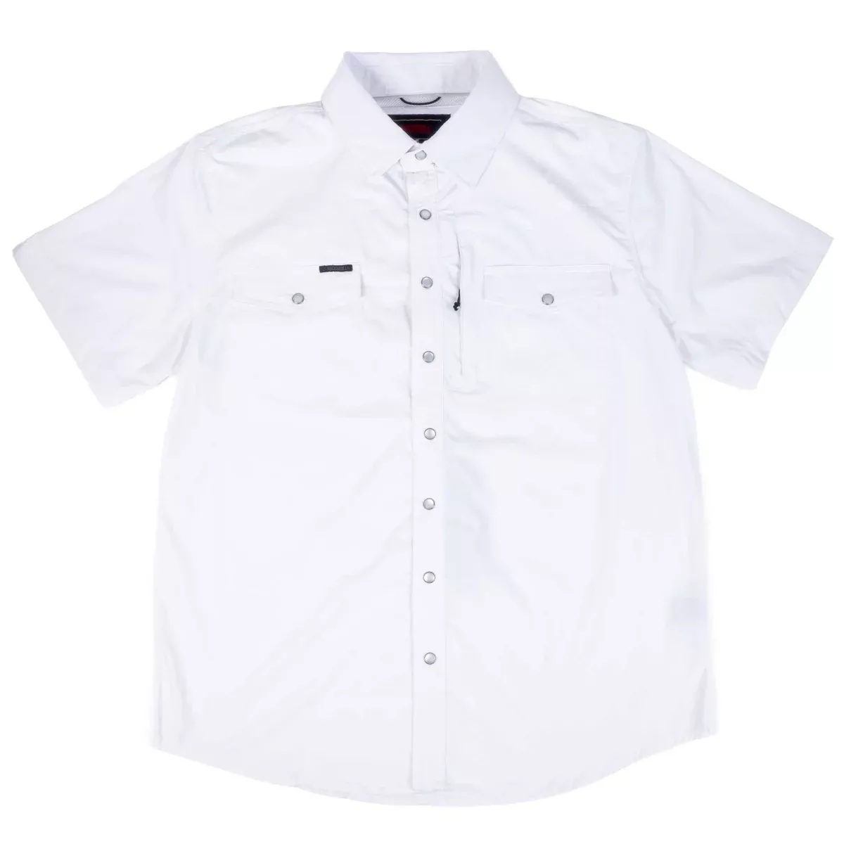 Rock & Roll Denim Men's Tek Nylon Core White Snap Shirt