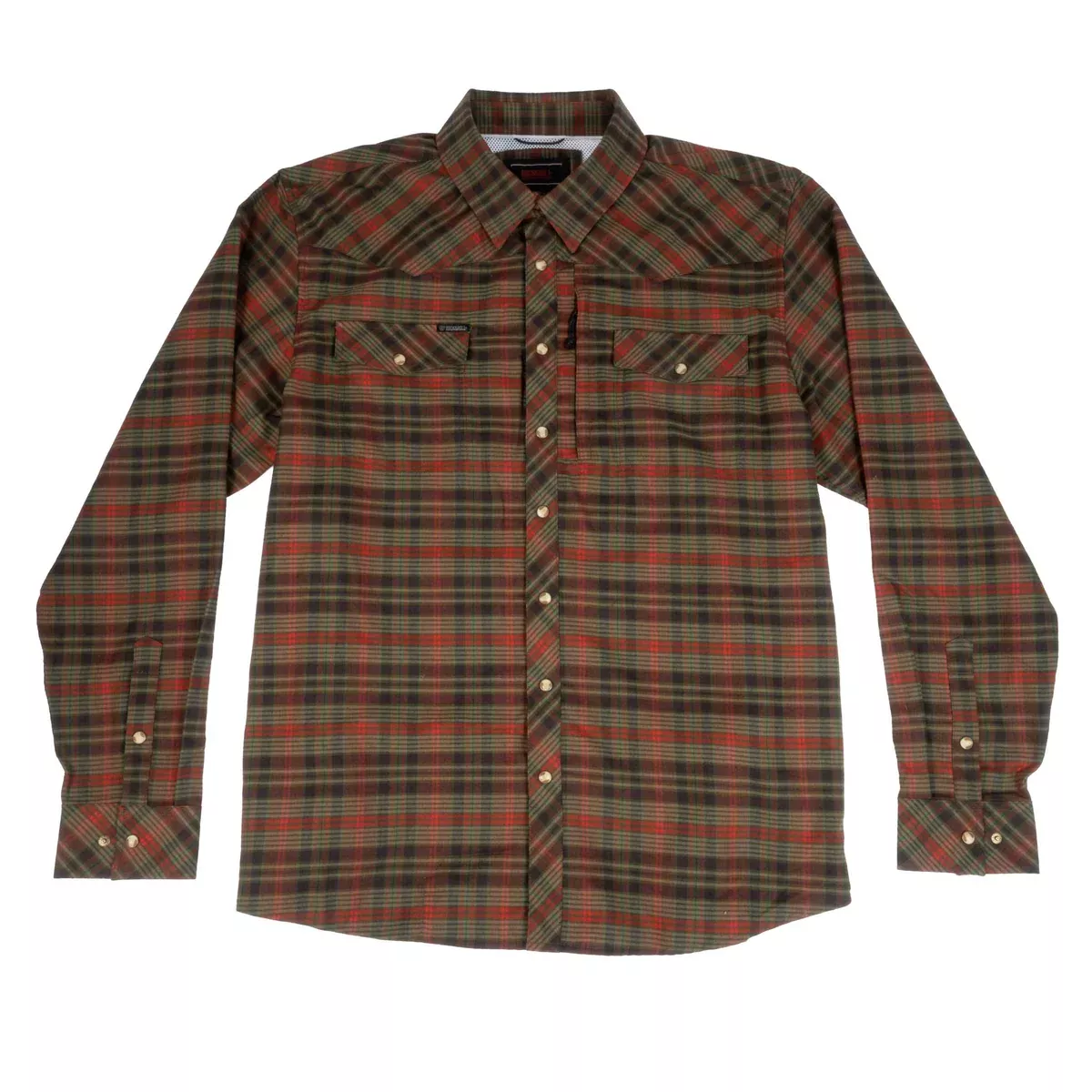 Rock & Roll Denim Men's Tek Stretch Flannel Snap Shirt