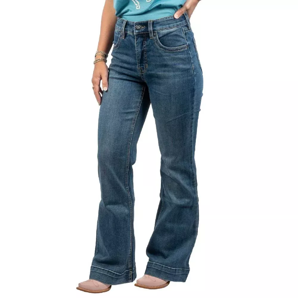 Rock & Roll Denim Women's High Rise Trouser