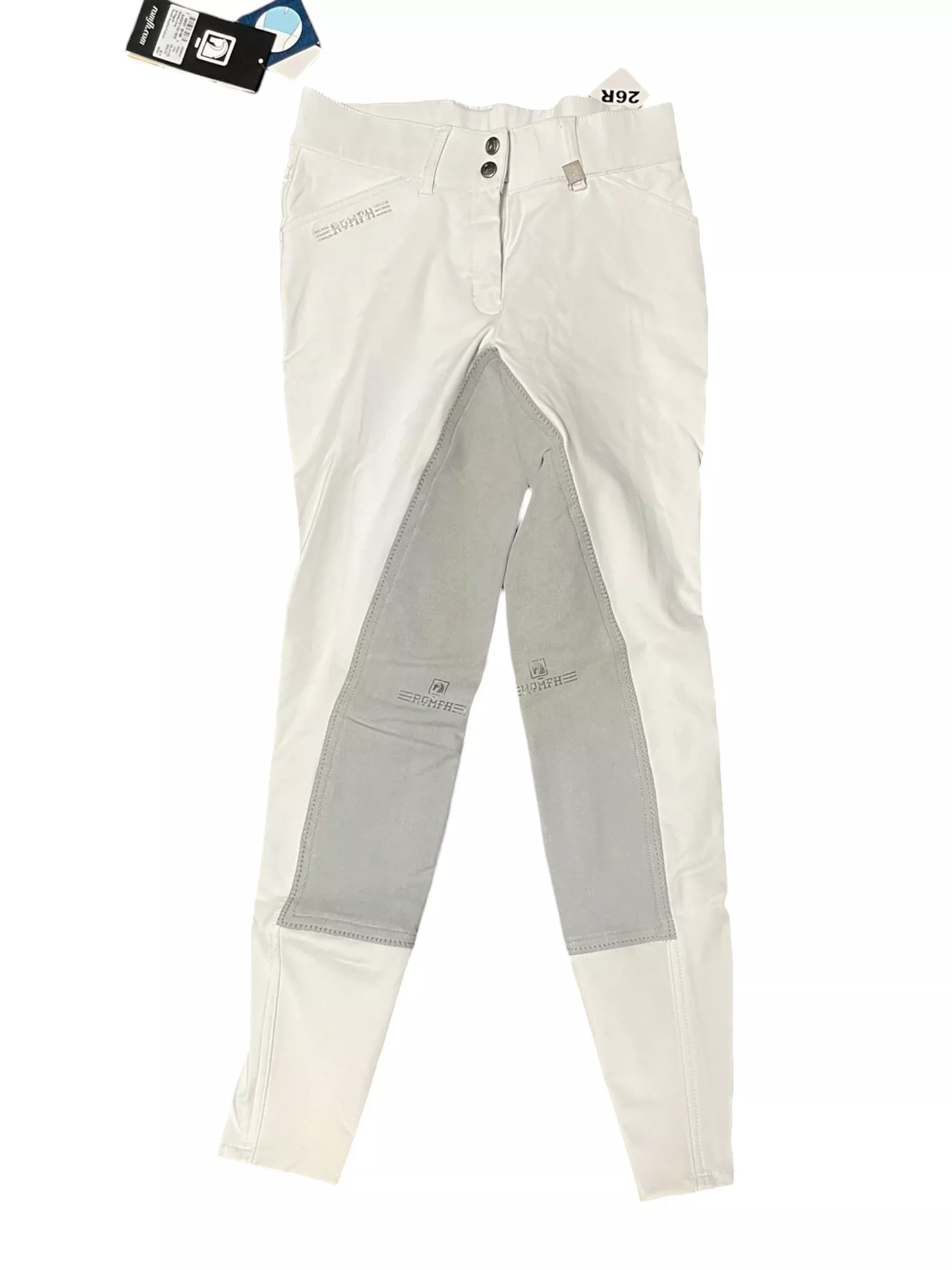 Romfh Sarafina FS Breech *NWT* - White/Light Gray - 26R - USED