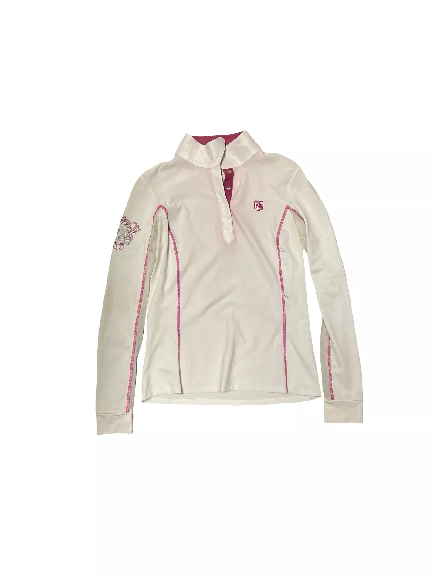 Romfh Show Shirt - White/Pink - S - USED