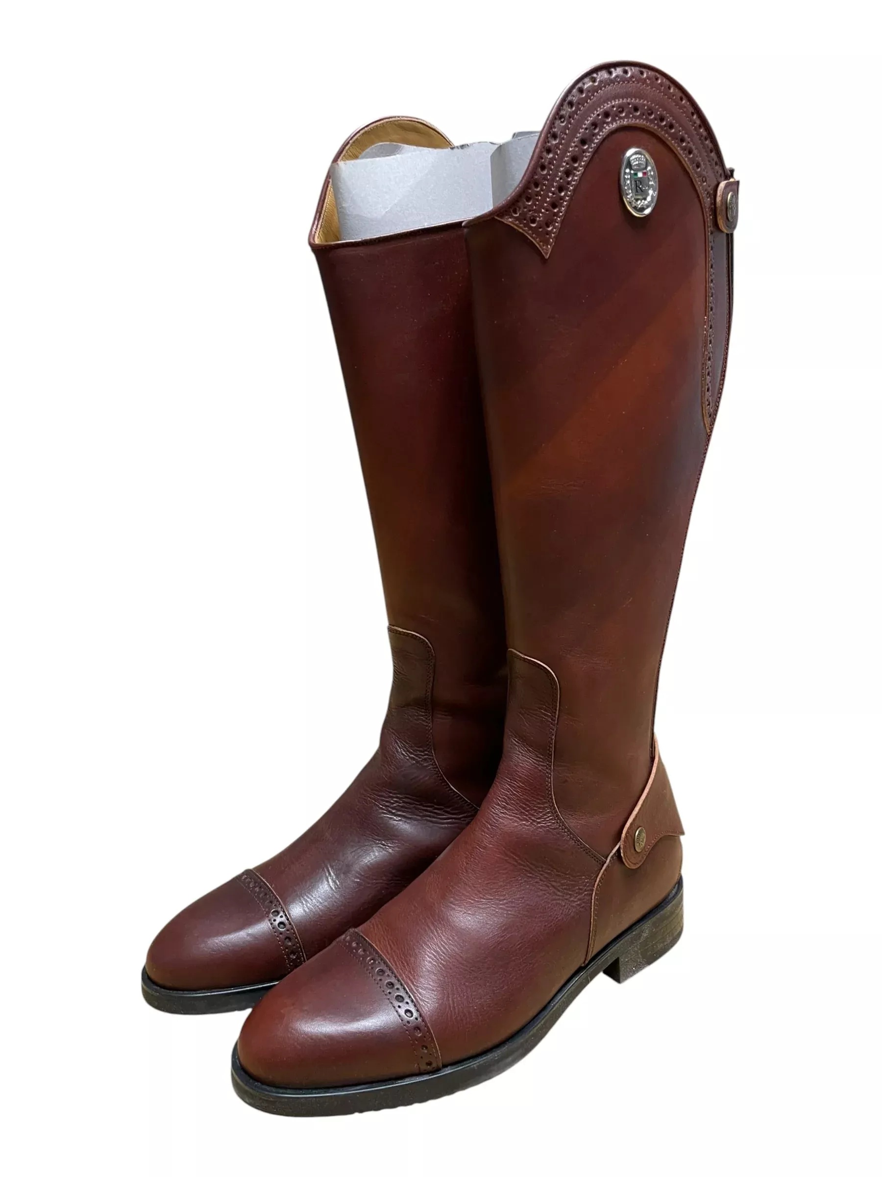 Romitelli Custom Dress Boots - Brown - 42 (US 11-11.5) - USED