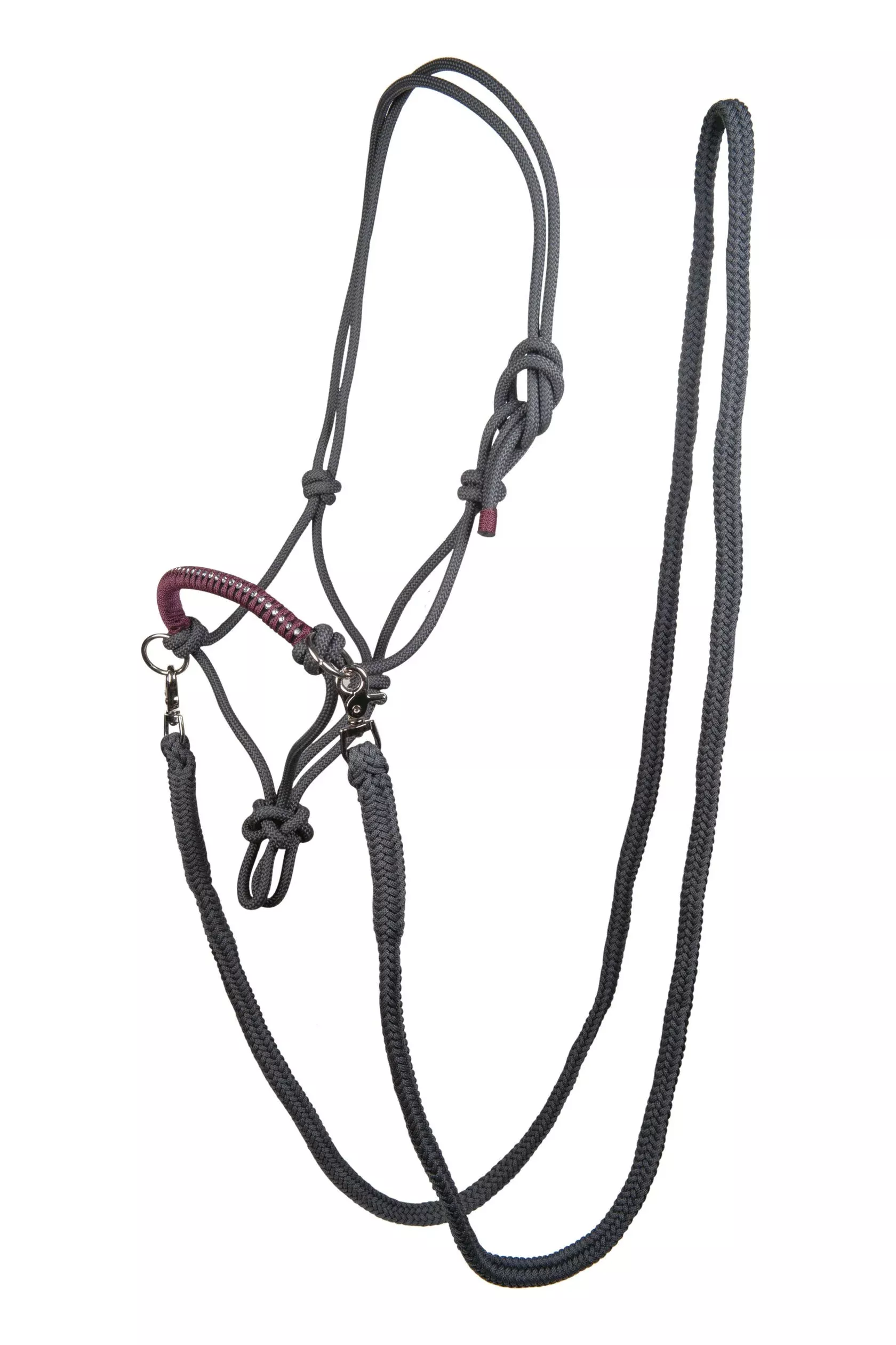 Rope Halter Strass with Reins