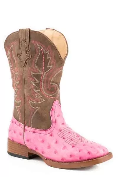 Roper Annabelle Square Toe Western Boot- Girl's
