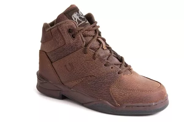 Roper Horseshoe Athletic Chipmunk Pig Suede Shoe- Ladies