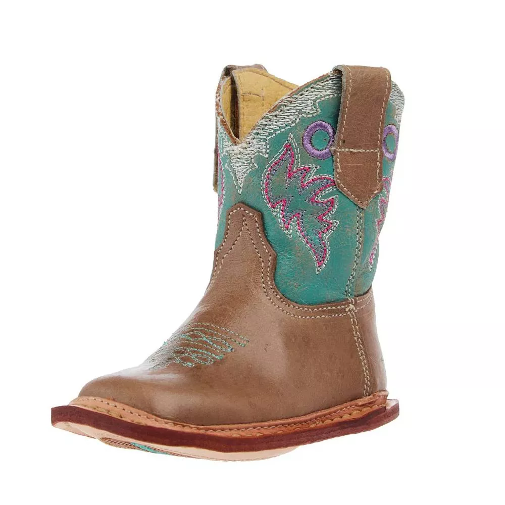 Roper Infant Cowbabies Karli Burnish Tan Boot