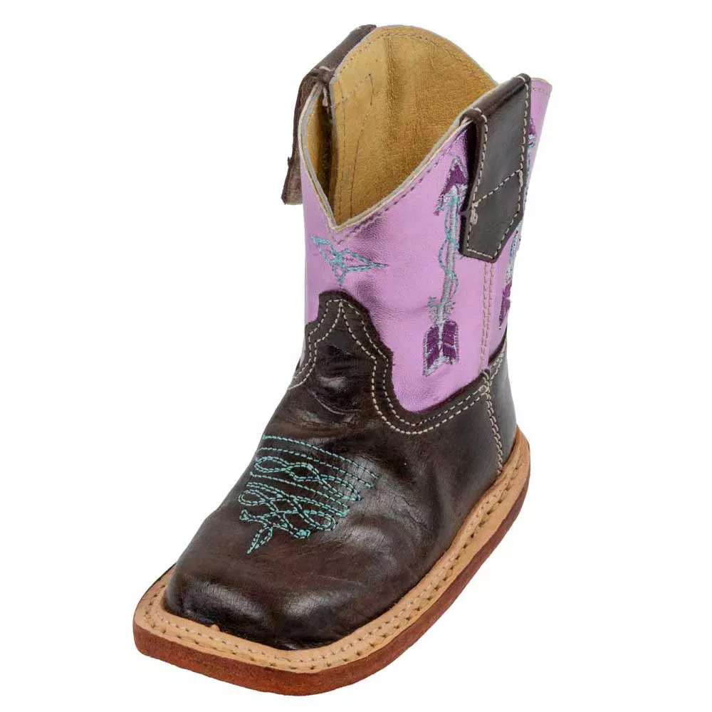 Roper Infant Cowbabies Marble Brown Western Boot