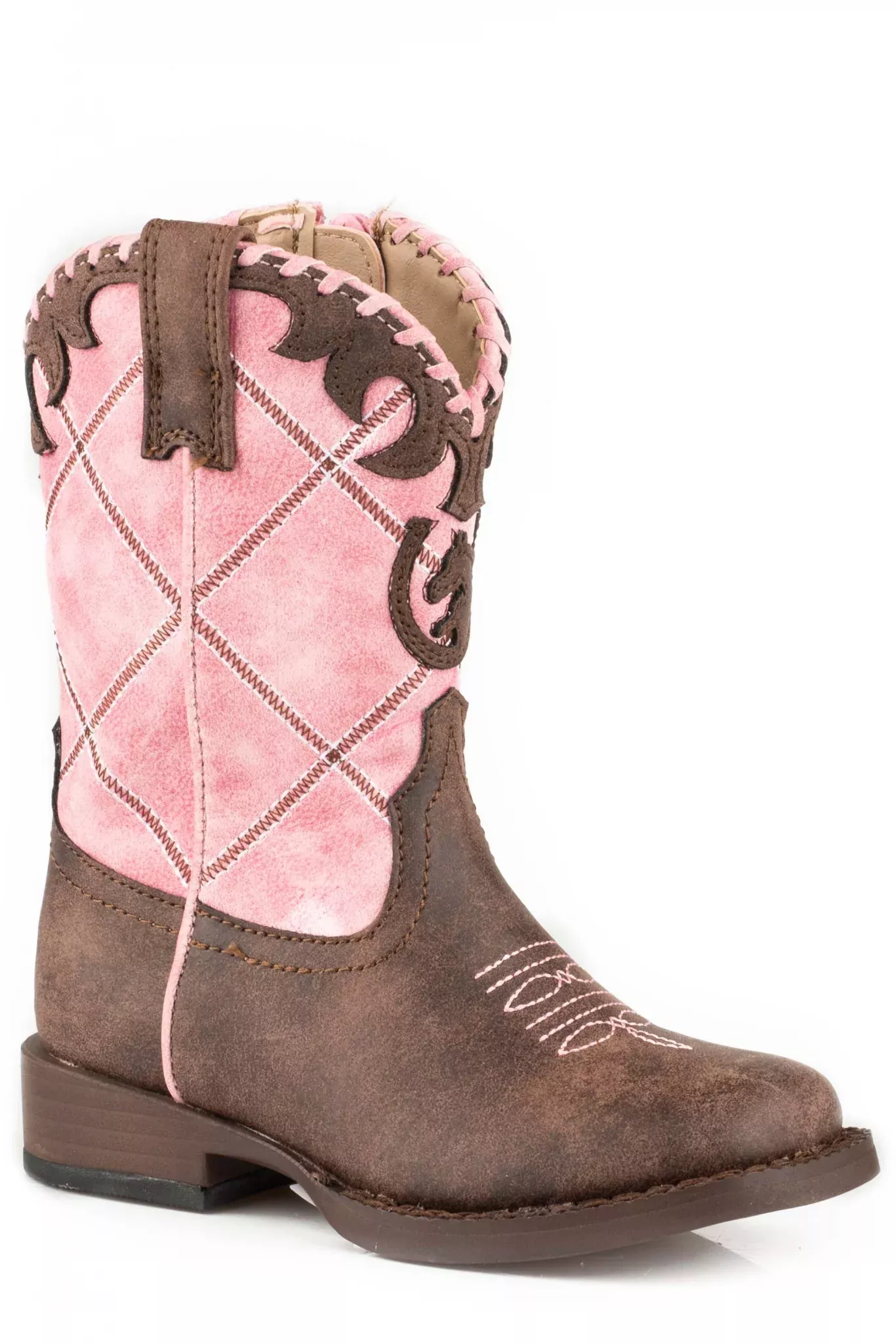 Roper Lacy - Toddler - Brown/Pink