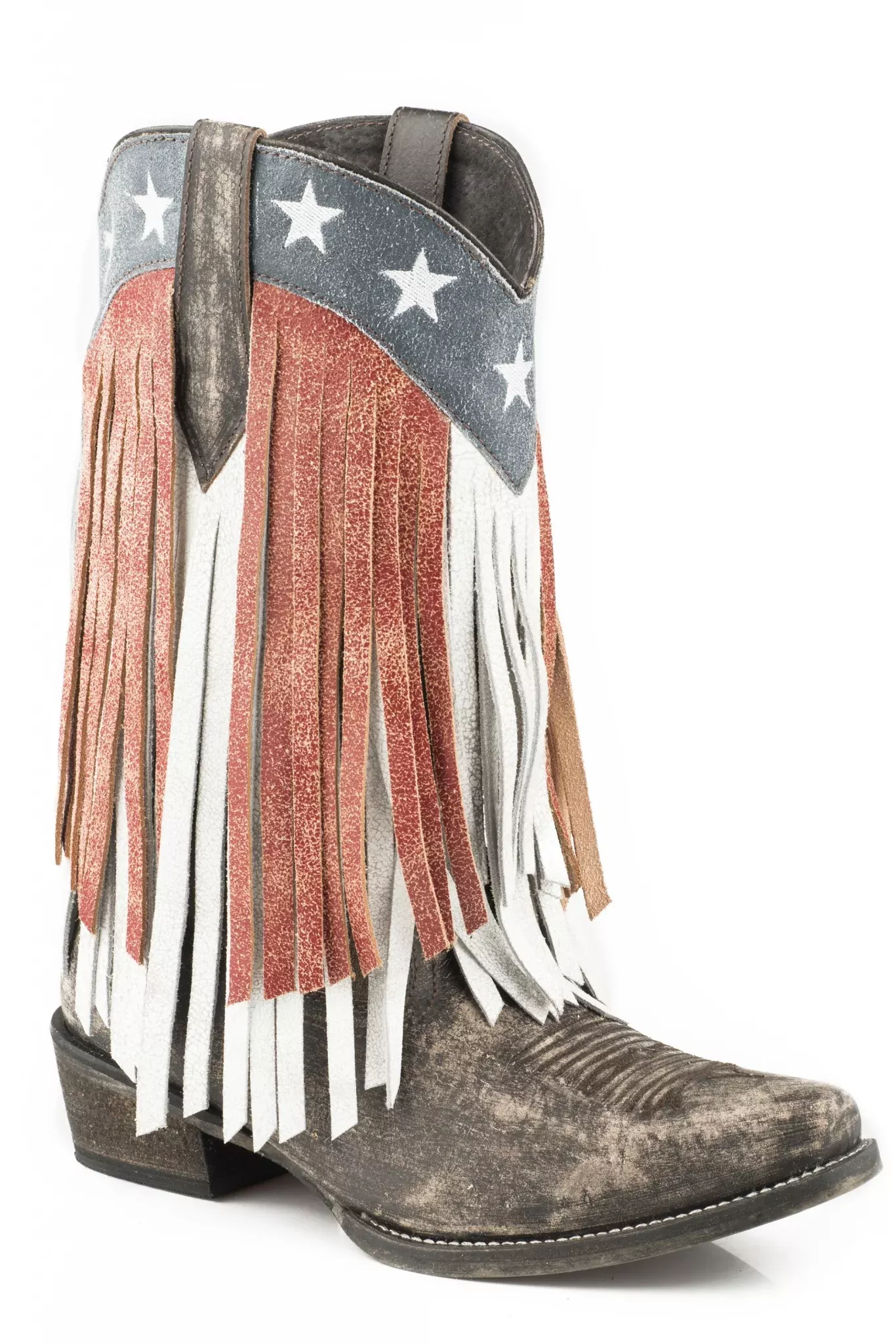 Roper Lindsey Basic Wide Square Toe Western Boot- Ladies