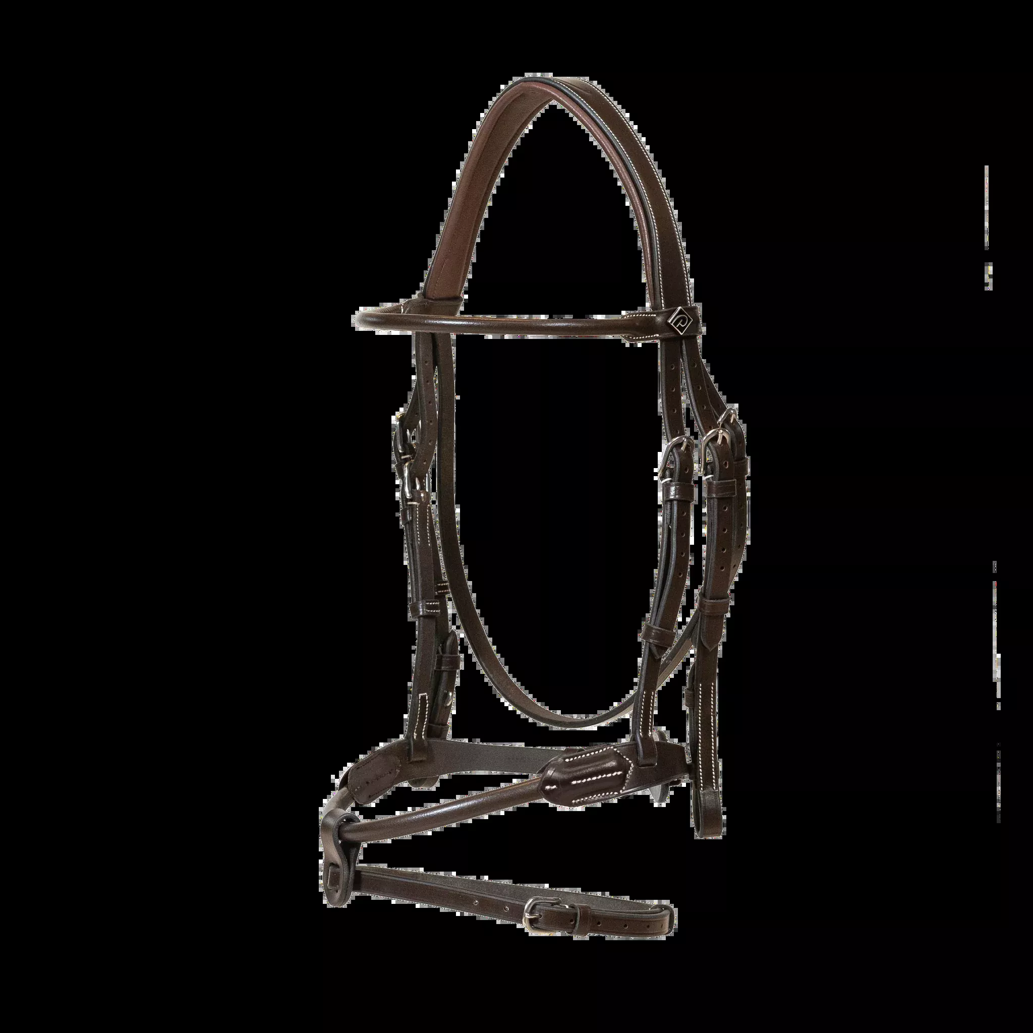 Round Leather Noseband Bridle