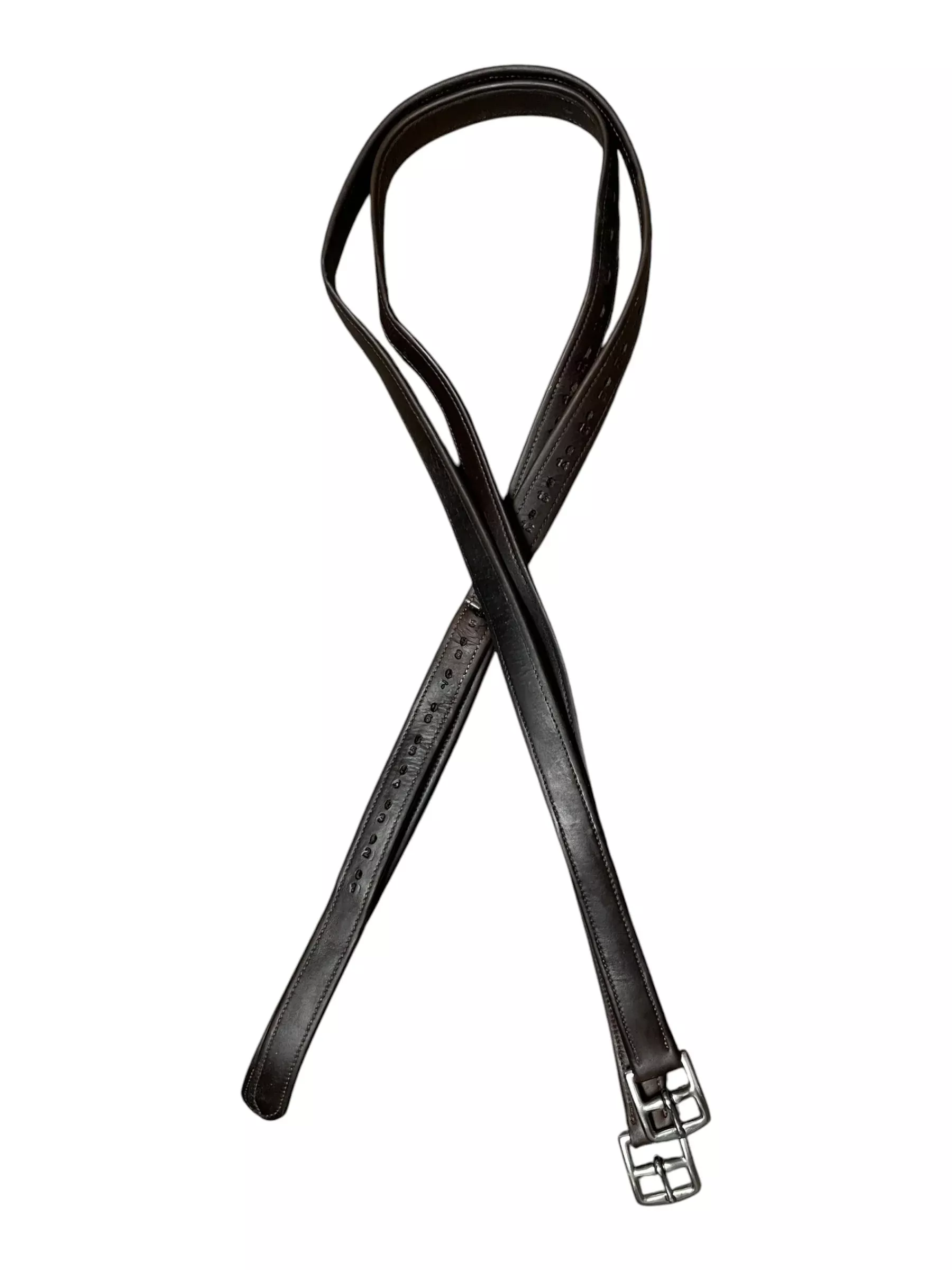 Royal Highness Stirrup Leathers - Dark Brown - 51" - USED