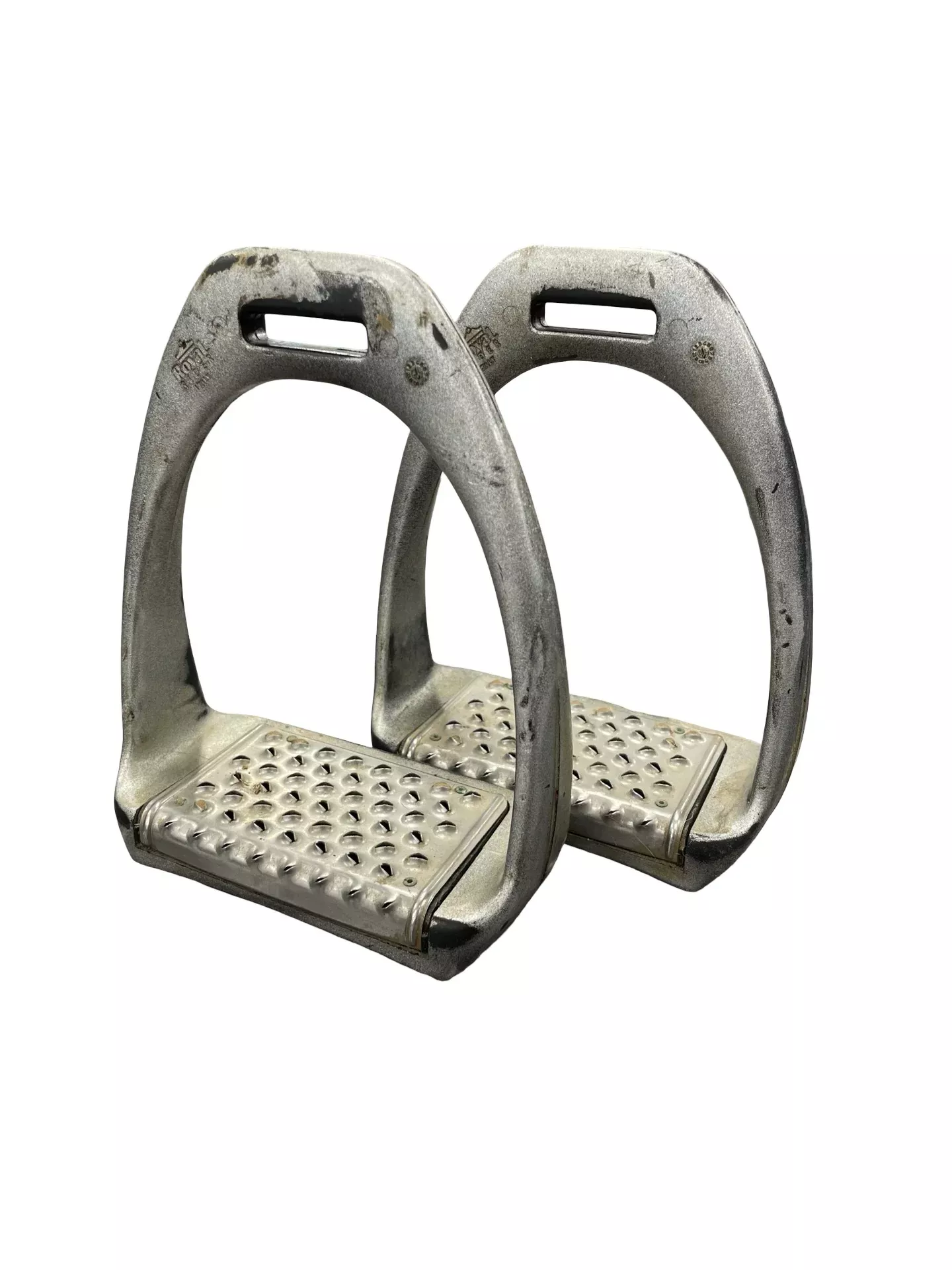 Royal Rider Stirrups - Silver - Approx 4 3/4" - USED