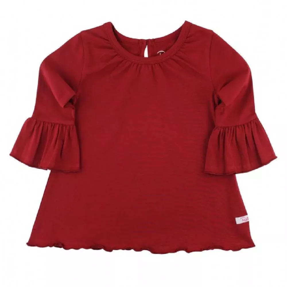 Ruffle Butts Cranberry Belle Top