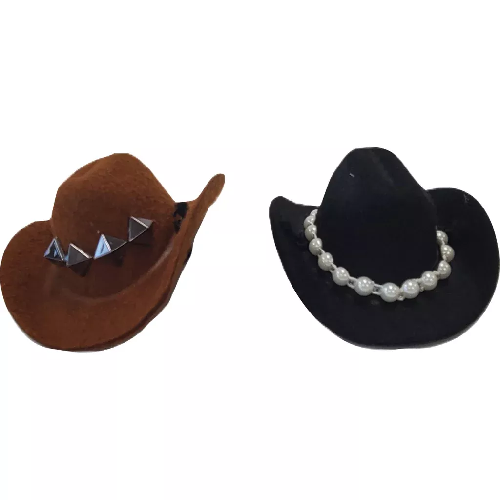 Rugged Ranch Chicken Cowboy Hats Black/Brown