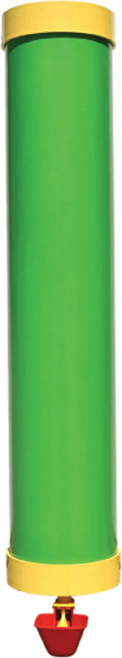 Rugged Ranch High End Poultry Waterer Green/Yellow 2 Gallon