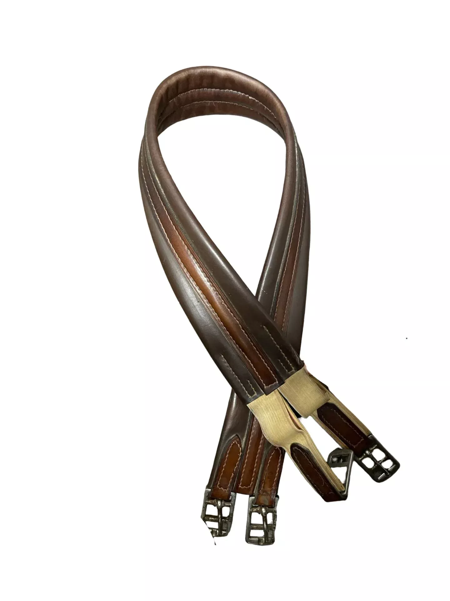 Rump Leather Girth - Brown - 46" - USED
