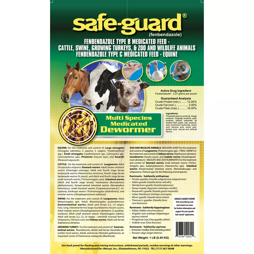 Safe-Guard 0.5% Multi-Species Dewormer, 1 lb