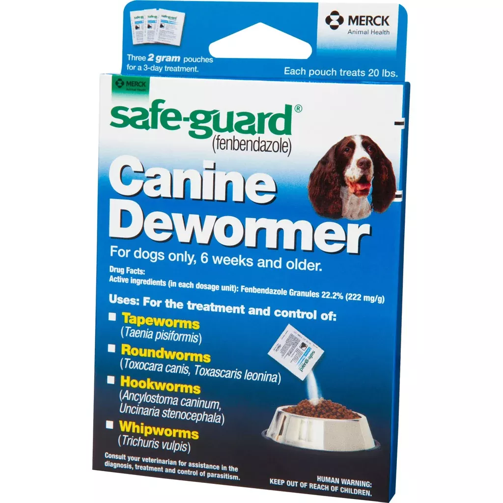 Safe-Guard Canine Dewormer, 2 gm, 3-Pack