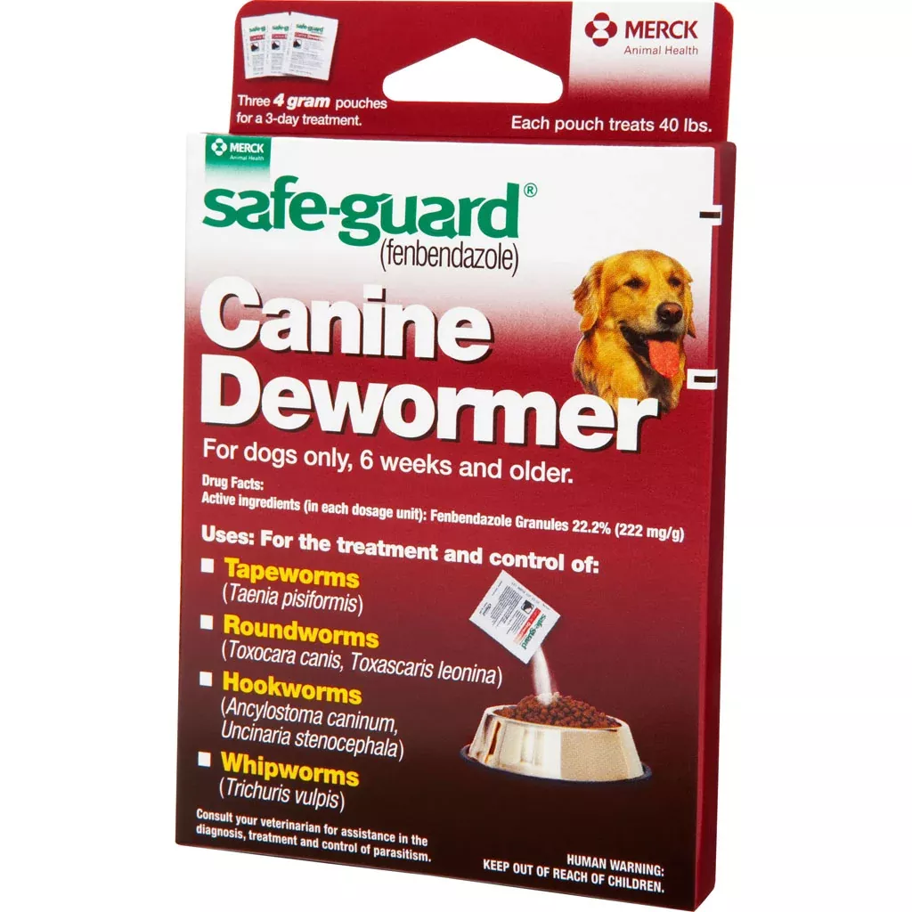 Safe-Guard Canine Dewormer, 4 gm, 3-Pack