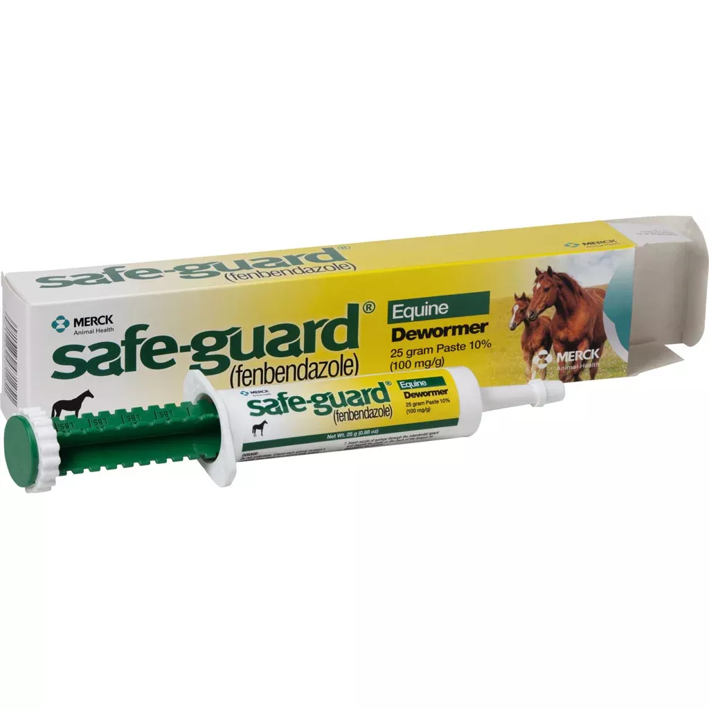Safe-Guard Equine Dewormer Paste 10%, Apple-Cinnamon, 25 gm